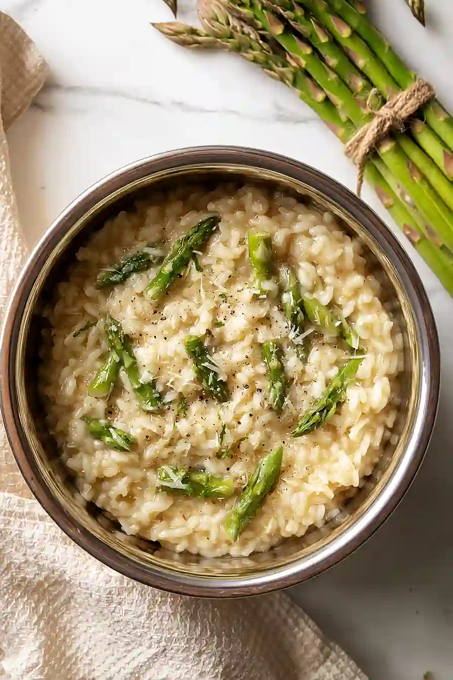 instant pot asparagus risotto