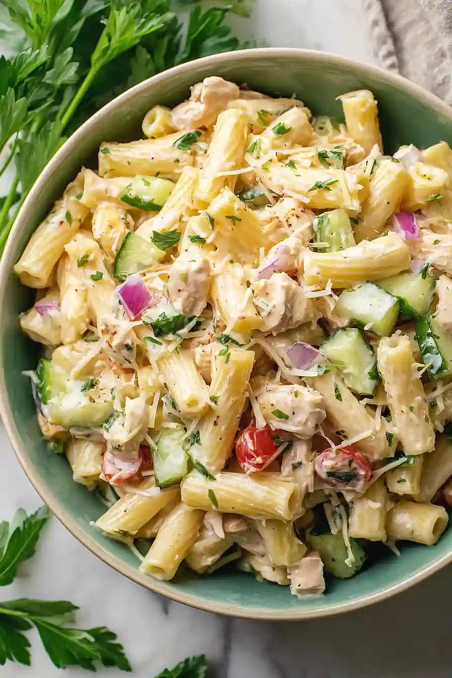 balsamic chicken pasta salad