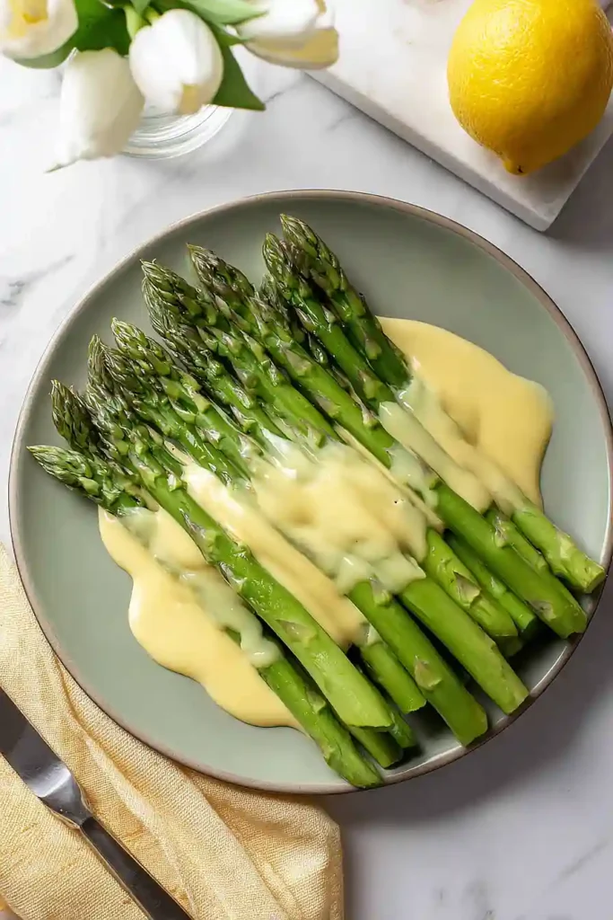 asparagus with hollandaise sauce