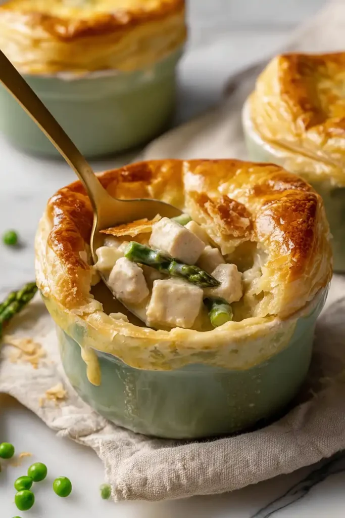 chicken and asparagus pot pie