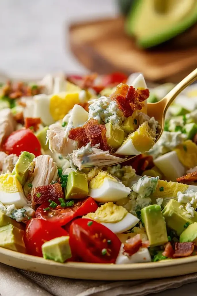 lettuce-free keto cobb salad