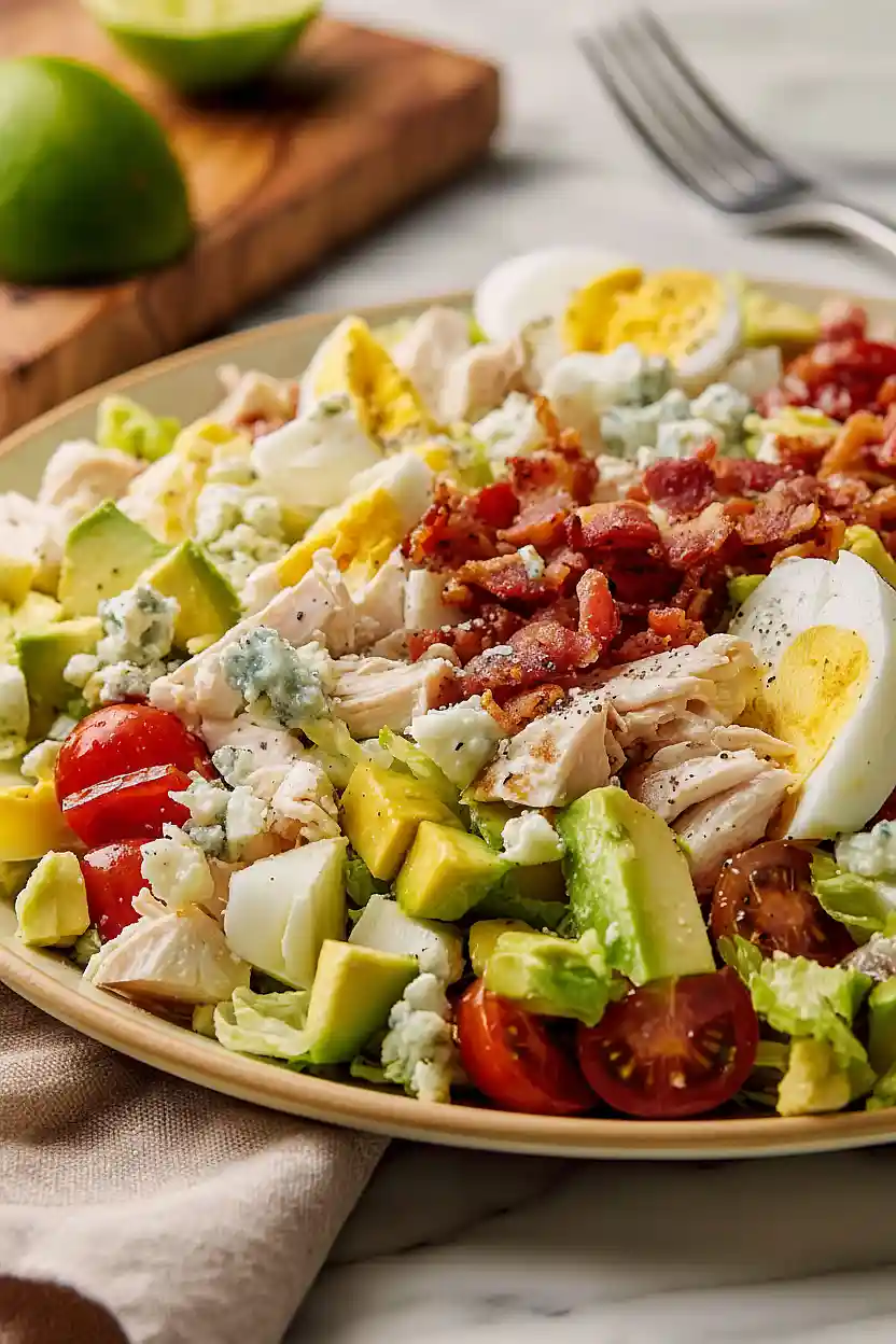 lettuce-free keto cobb salad