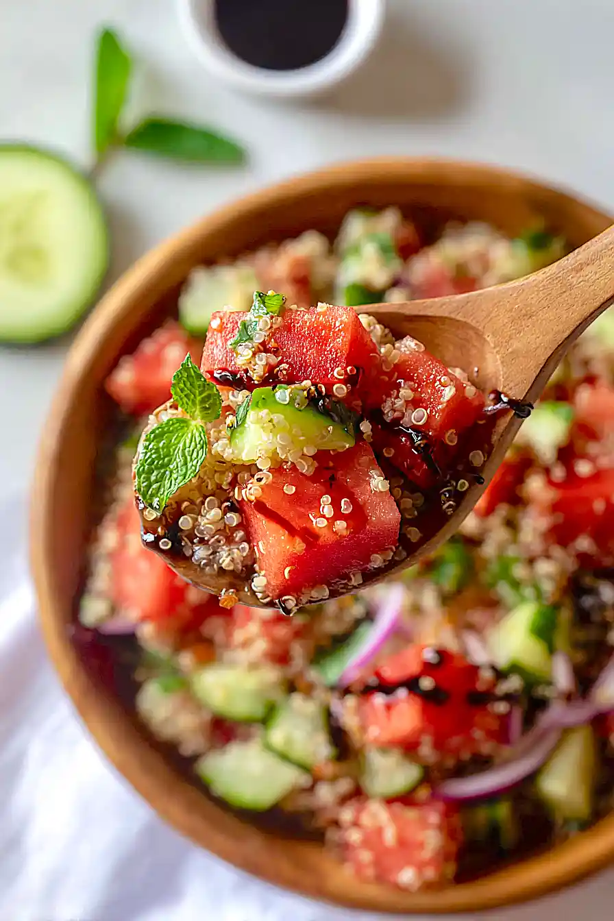 watermelon quinoa salad