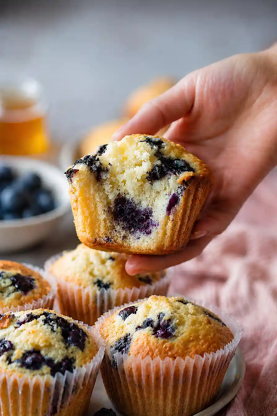 blueberry greek yogurt muffins
