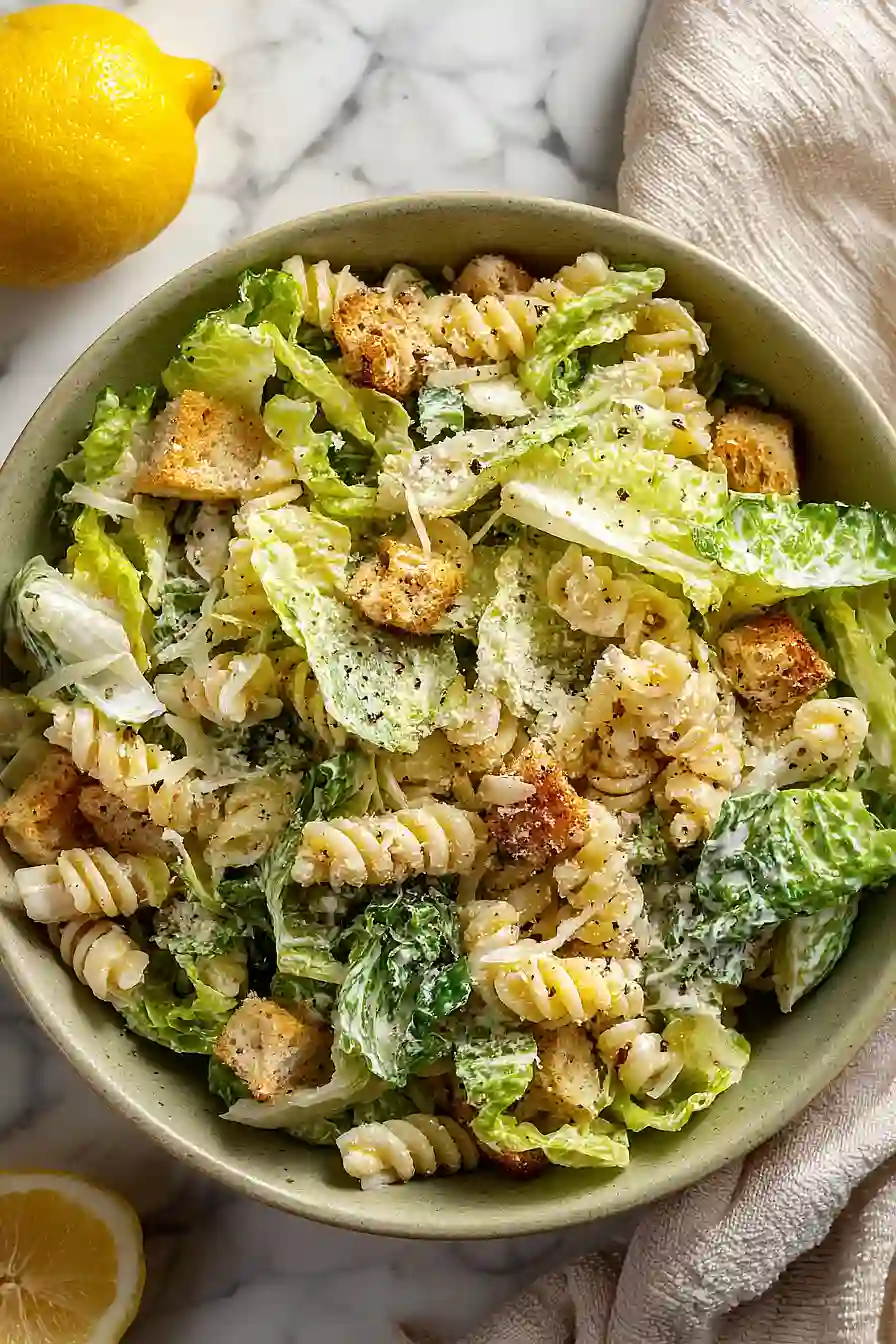 caesar pasta salad