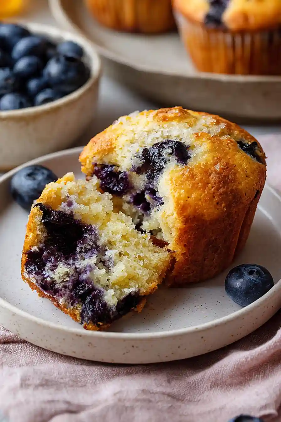 blueberry greek yogurt muffins