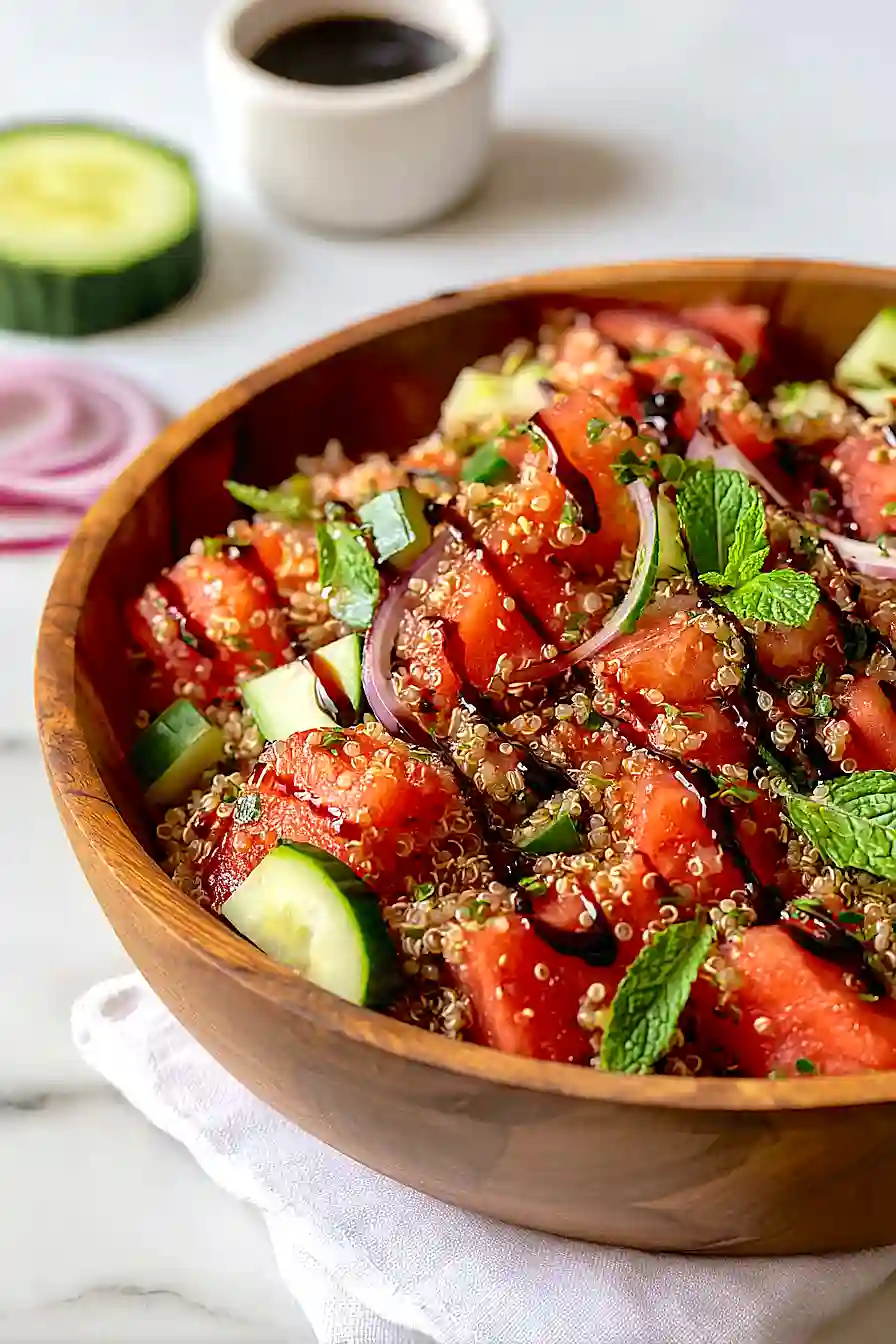 watermelon quinoa salad